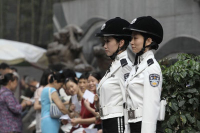 模特/肖蕾 重庆女子交巡警肖蕾