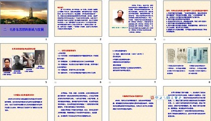 专题二：党的思想路线的形成和发展