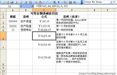 Excel财务应用10——计算固定资产折旧（可变余额递减法 余额递减折旧