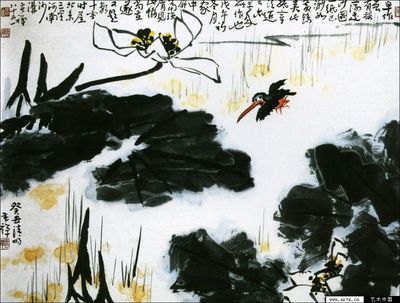 李苦禅国画作品欣赏 （113幅） 中国画作品欣赏 图文