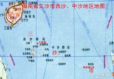 三沙市地图 三沙市旅游