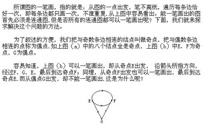 数学上著名的柯尼斯堡七桥问题 柯尼斯堡七桥问题