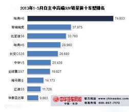  2016年自主品牌销量 2013年1-5月自主品牌SUV销量分析