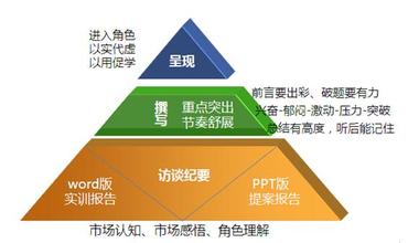  市场营销实训报告 市场实训报告的金子塔结构