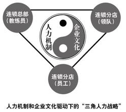  以资为本社会驱动机制 服务型连锁企业的机制/文化驱动，实施“三角人力战略”