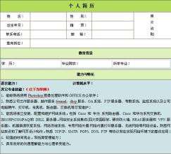  写作文的技巧和套路 个人简历突出个人能力的写作套路