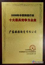  中国最具竞争力品牌 2010年最具竞争力的7大行业