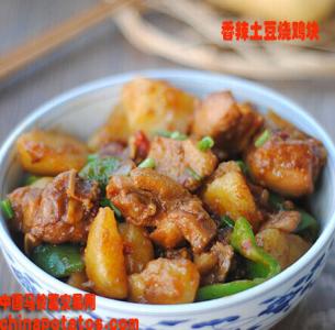 土豆菜谱家常菜做法 【香辣土豆烧鸡块】厨房新手也可以做的很好吃的家常菜