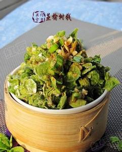 蒸青菜 蒸榆树钱