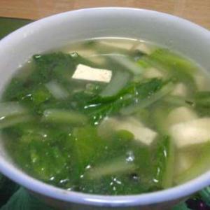 小白菜豆腐汤 小白菜豆腐汤（家常口）