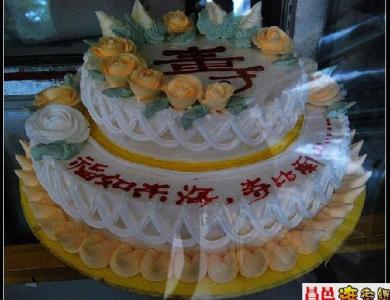 双层生日蛋糕图片大全 双层生日蛋糕