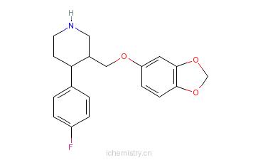 化学分子结构式 帕罗西汀 帕罗西汀-化学名称，帕罗西汀-分子结构式