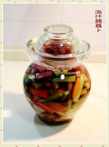 爽口小菜 制作冬季爽口小菜“泡什锦萝卜”