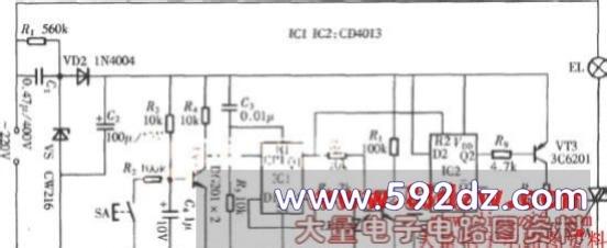 cd4013 cd4013-结构组成，cd4013-引脚图