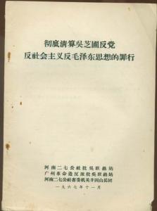 吴芝圃 吴芝圃-人物生平，吴芝圃-极左路线