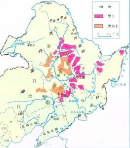 黑土地 土壤类别之一  黑土地 土壤类别之一 -分布范围，黑土地