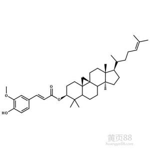 谷维素 谷维素-相关简介，谷维素-分子结构