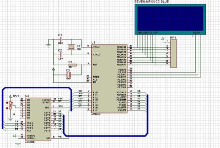 adc0809与单片机c程序 单片机ADC0809 数模转换与显示