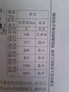 t31次列车时刻表 T31 T31-简介，T31-时刻表