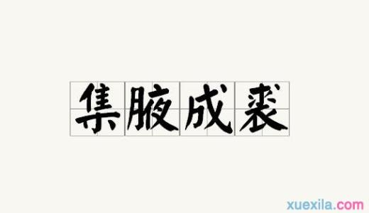 集腋成裘的成语故事 集腋成裘 集腋成裘-成语资料，集腋成裘-成语辨析