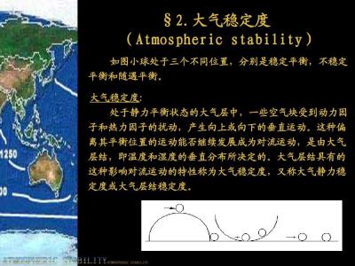 静力稳定度 大气静力稳定度 大气静力稳定度-大气静力稳定度，大气静力稳定度