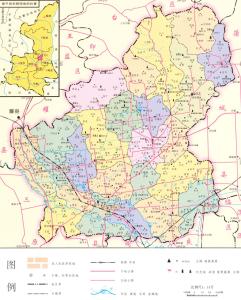 富平县行政区划图 富平县 富平县-概况，富平县-行政区划