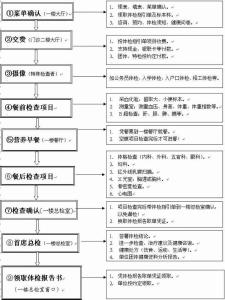 项目时间流程图 体检项目 体检项目-项目流程图，体检项目-时间和项目