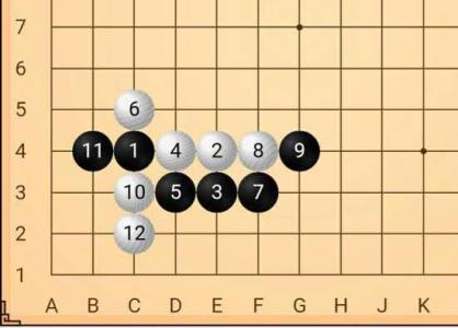 围棋大雪崩定式 围棋中的大雪崩定式