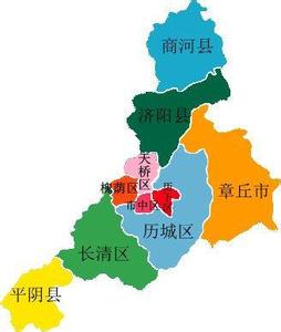 济南市行政区划图 济南市 济南市-概述，济南市-行政区划