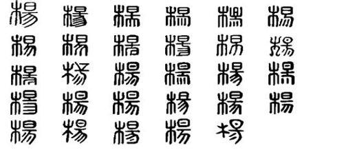 常用汉字词组 杨 杨-汉字解释，杨-常用词组