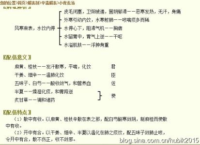 小青龙汤 配方 小青龙汤 小青龙汤-基本简介，小青龙汤-配方介绍