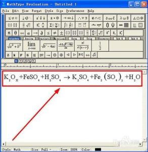 word化学方程式编辑器 用word2010编辑化学方程式