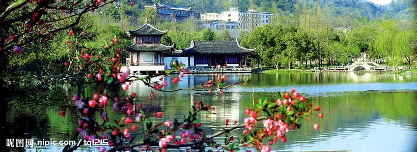 杭州西湖苏堤春晓 杭州风景点 杭州风景点-曲院风荷，杭州风景点-苏堤春晓