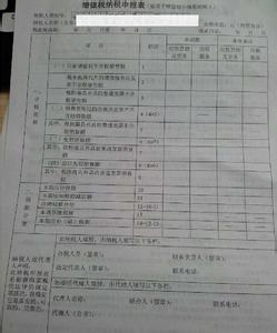 增值税纳税申报表 增值税纳税申报表 增值税纳税申报表-分类，增值税纳税申报表-申