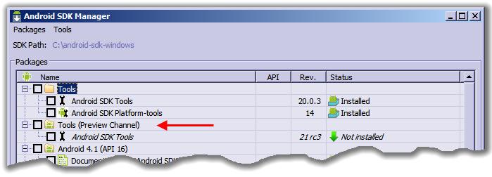 adt version this android sdk requires ADT version 23