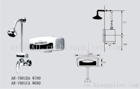 感应淋浴器 感应淋浴器 感应淋浴器-产品组成，感应淋浴器-功能与特点