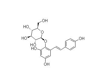 二苯乙烯苷的分子量 二苯乙烯苷