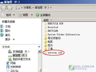autorun.inf怎么删除 怎样删除Autorun.inf文件