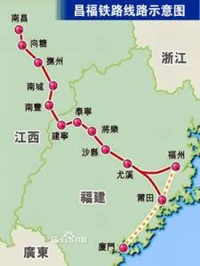 固保城际铁路走向线路 昌福铁路 昌福铁路-项目简介，昌福铁路-线路走向