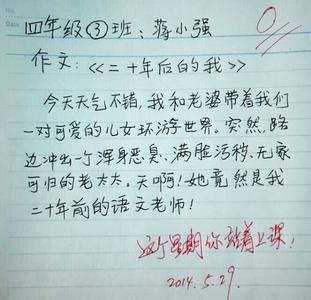 20年后的我作文600字 20年后的我作文800字