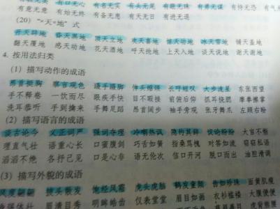 有关于人物神态的成语 有关于人物品质的成语