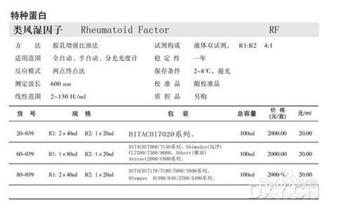 类风湿因子测定 类风湿因子 类风湿因子-简介，类风湿因子-测定