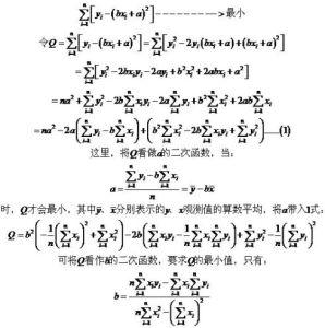 最小二乘法原理 最小二乘法 最小二乘法-历史，最小二乘法-原理
