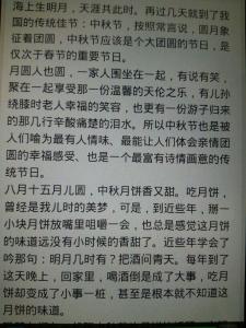 2016中秋晚会节目单 关于中秋节目的作文（共3篇）