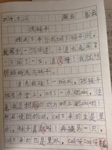 洗袜子作文300字 自己洗袜子作文300字（4篇）