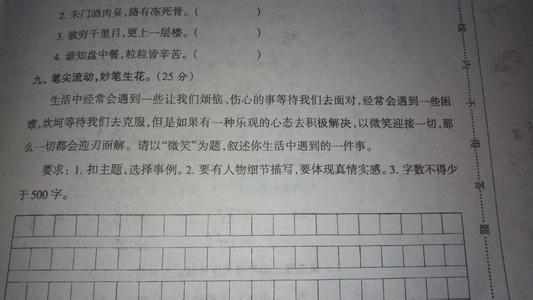 尝试作文500字优秀 尝试作文500字