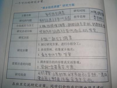 研究性学习案例 研究性学习案例-内容介绍