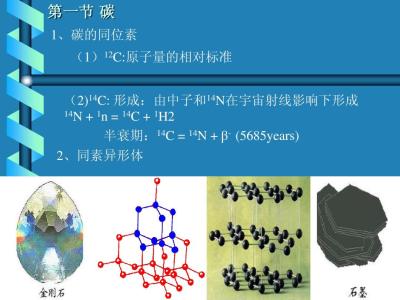 元素周期表简介 碳族元素 碳族元素-简介，碳族元素-相关条目