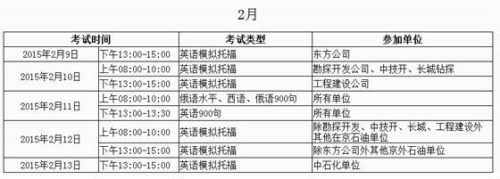 托福考试时间安排 2015年托福考试时间安排