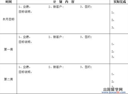 业务员工作计划 12月初业务员工作计划